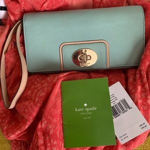 Kate Spade NY Hampton Rd Robinsegg Leather wallet